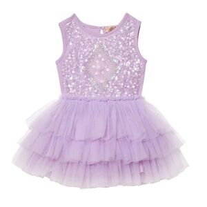 Tutu De Monde Bebe Mirror Ball Tutu Dress Lilac NWT Size 0-3 Months